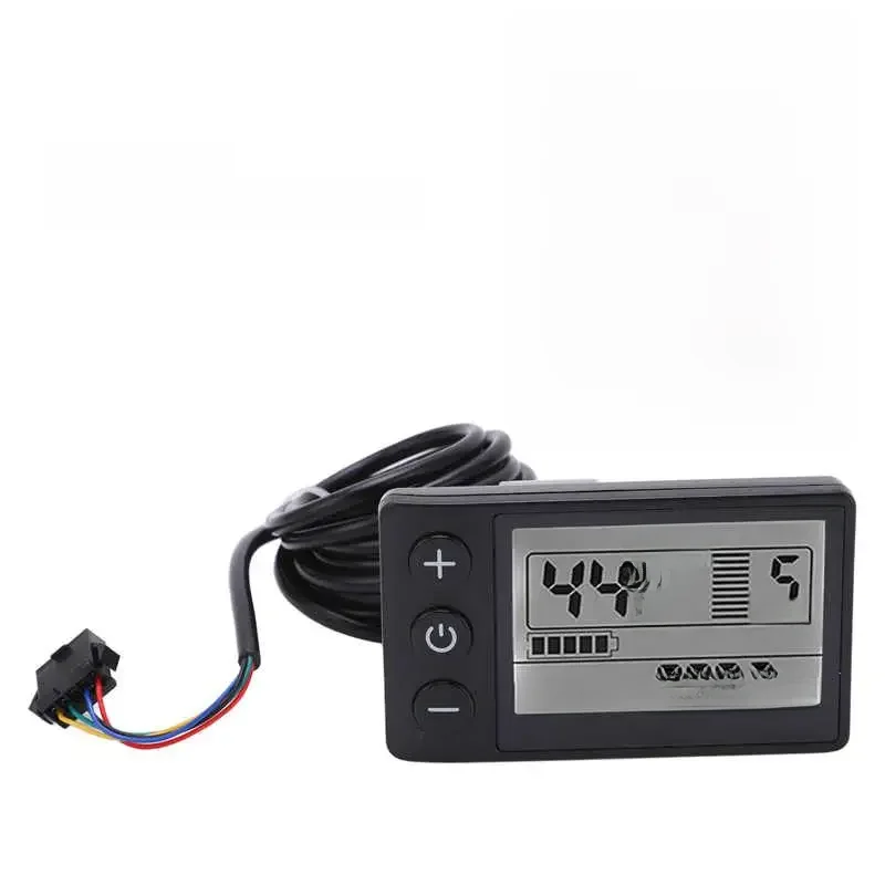 AliExpress Electric Bike LCD Display Meter Panel with Waterproof/SM Plug Controller Accessory - 24V 36V 48V