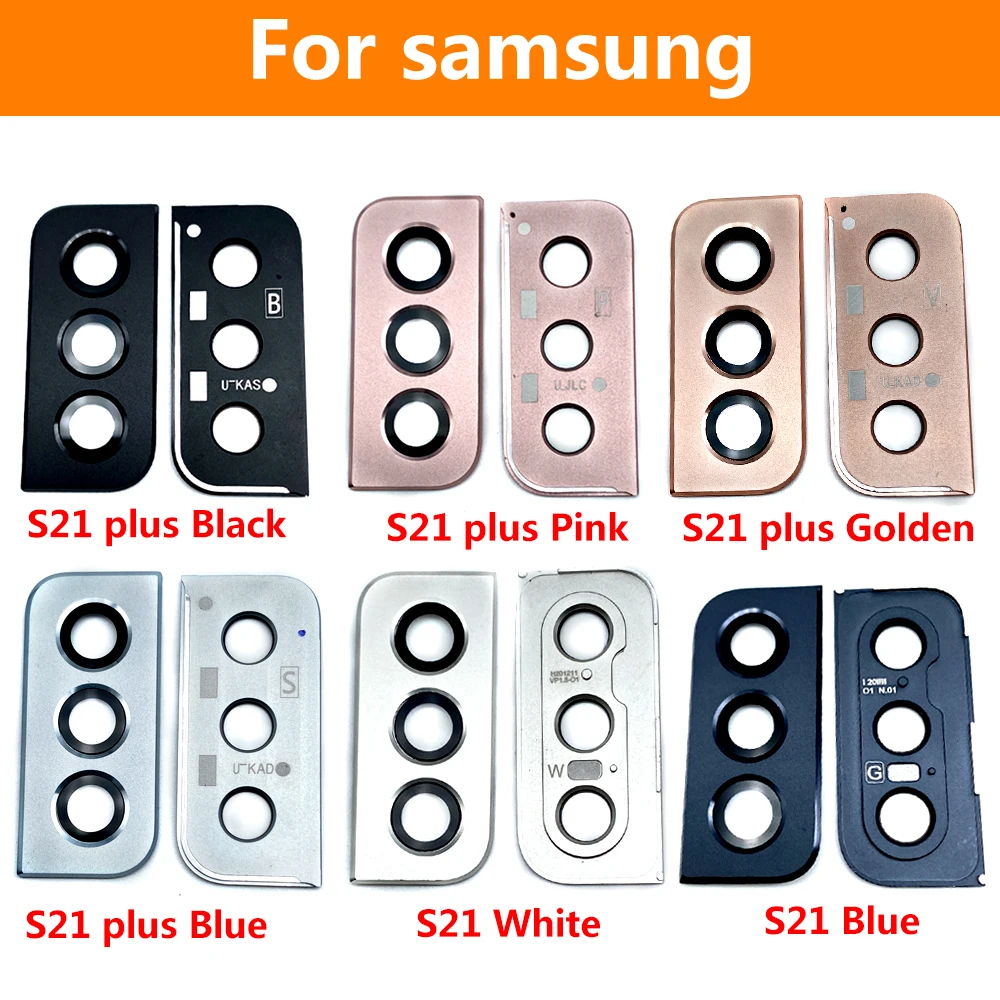 20 Pcs Rear Back Camera Glass Lens With 3M Glue Sticker And Repair Tools For Samsung S21 Plus Ultra Smartphone Replacement Parts