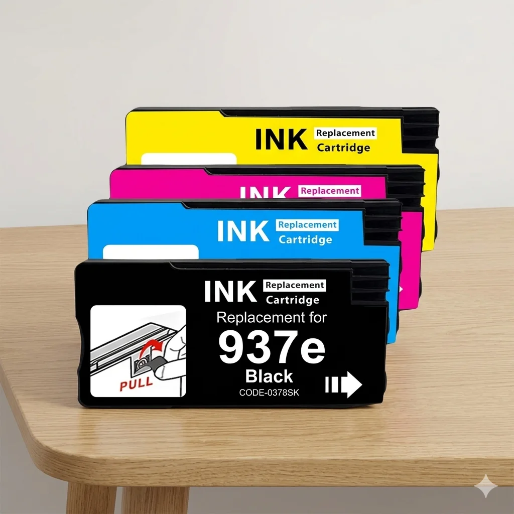 937 937E 937XL Ink Cartridge Compatible for HP OfficeJet Pro 9110B 9120B 9130B 9720 9730 9110E 9120E 9130E 9720E 9730E Printer