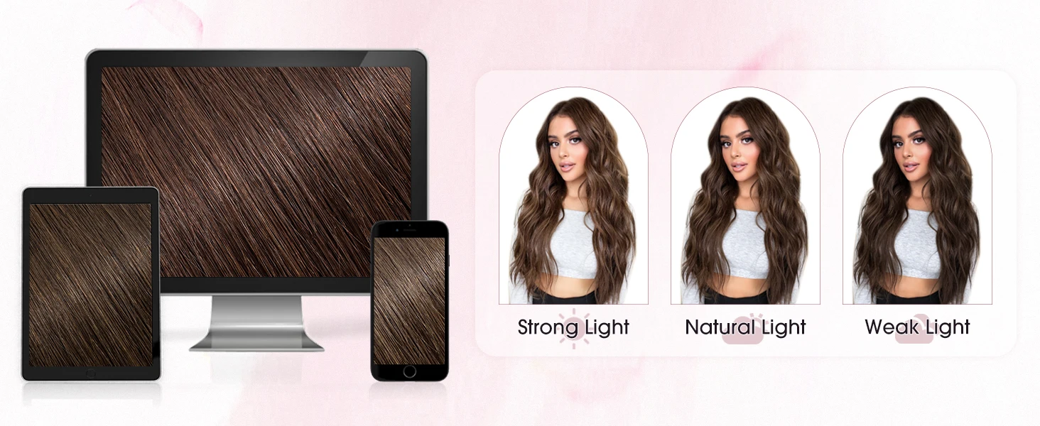Clip In Human Hair Extensions 1 Piece 5 Clips 3/4 Full Head Clip On Remy Hair Extension Natural Color One-Piece Clip Ins
