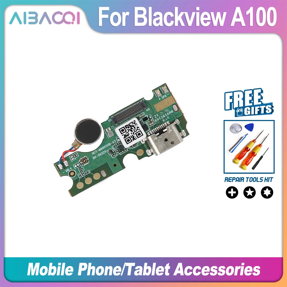 AiBaoQi Brand New USB Plug Port Charge Board With Micphone For Blackview A100 Phone