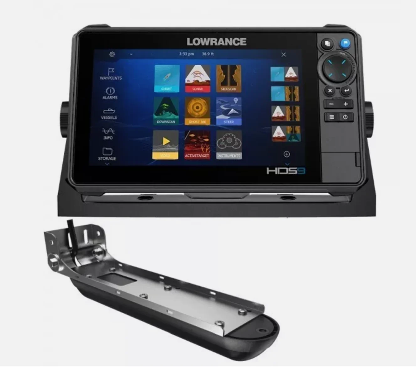 PROMO COST Lowrance HDS PRO 12 Inch Fish Finder with ActiveImaging HD 3-in-1 Transducer with Smartphone Integration