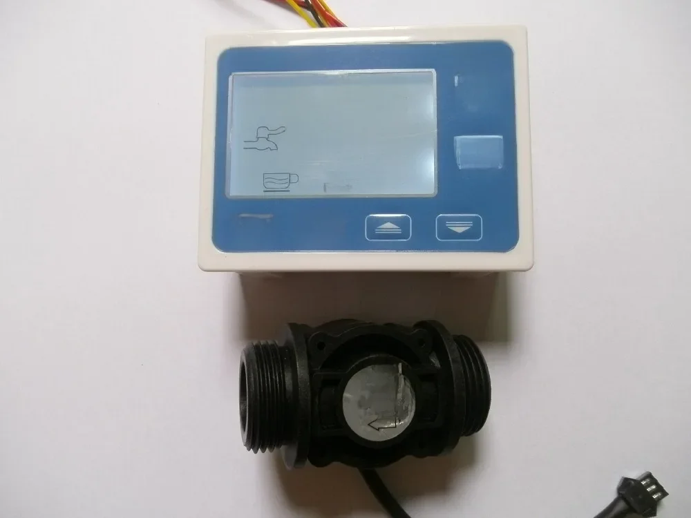 Nowy G1 "przepływu wody czujnik + cyfrowy wyświetlacz LCD sterowania — zdjęcie 2