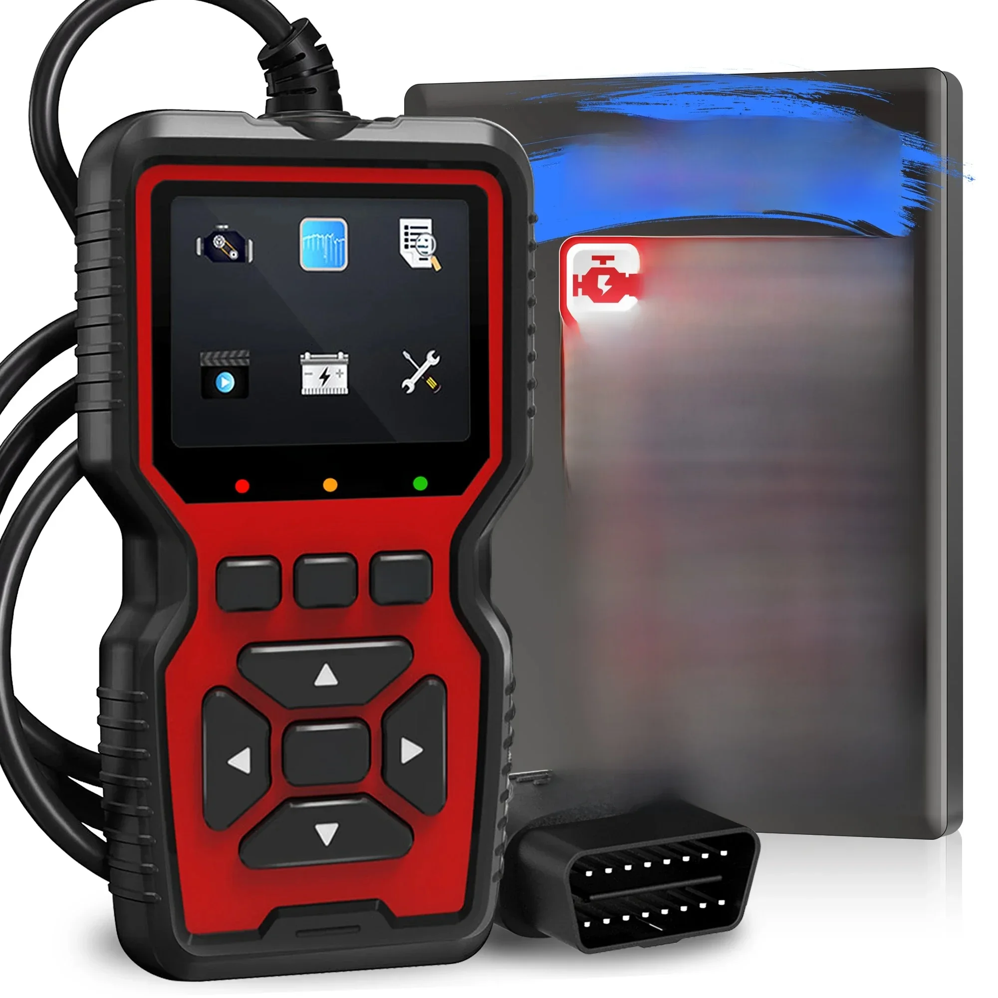 Scanner de données en direct, mécanicien professionnel, outil de lecteur de Code de Diagnostic OBDII pour vérifier la lumière du moteur