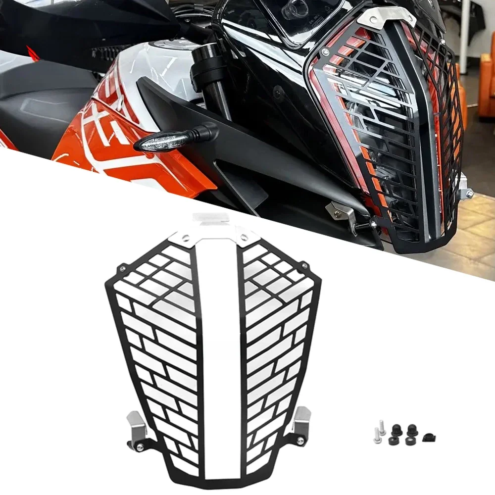 Pour 1290 SUPER ADVENTURE R 1290 Super ADV S 1290ADV 2017-2020 accessoires de moto CNC phare gril garde couvercle protecteur