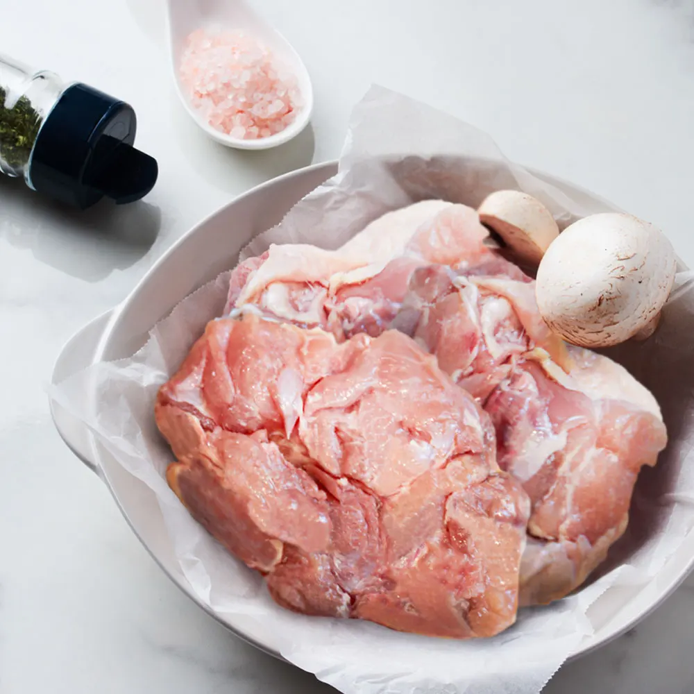 [ 무려 2KG ] 뼈 없는 순살 점보 통 닭다리살