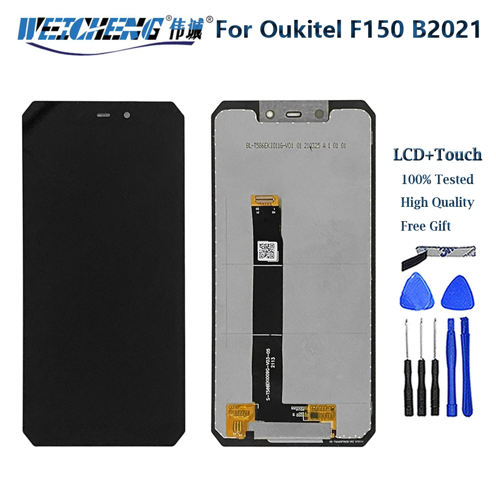 New Original For Oukitel F150 B2021 IIIF150 Cell Phone LCD Display + Touch Screen Digitizer Assembly Replacement Glass Repair