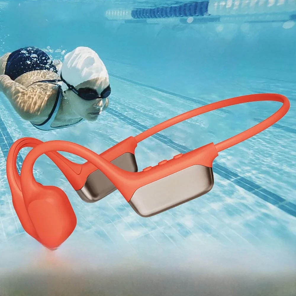 AliExpress MIJIA Xiaomi Bone Conduction Headphone Bluetooth Bass Wireless Headset MP3 Player Cycling Fitness Earphone IPX8 Waterproof Swimming