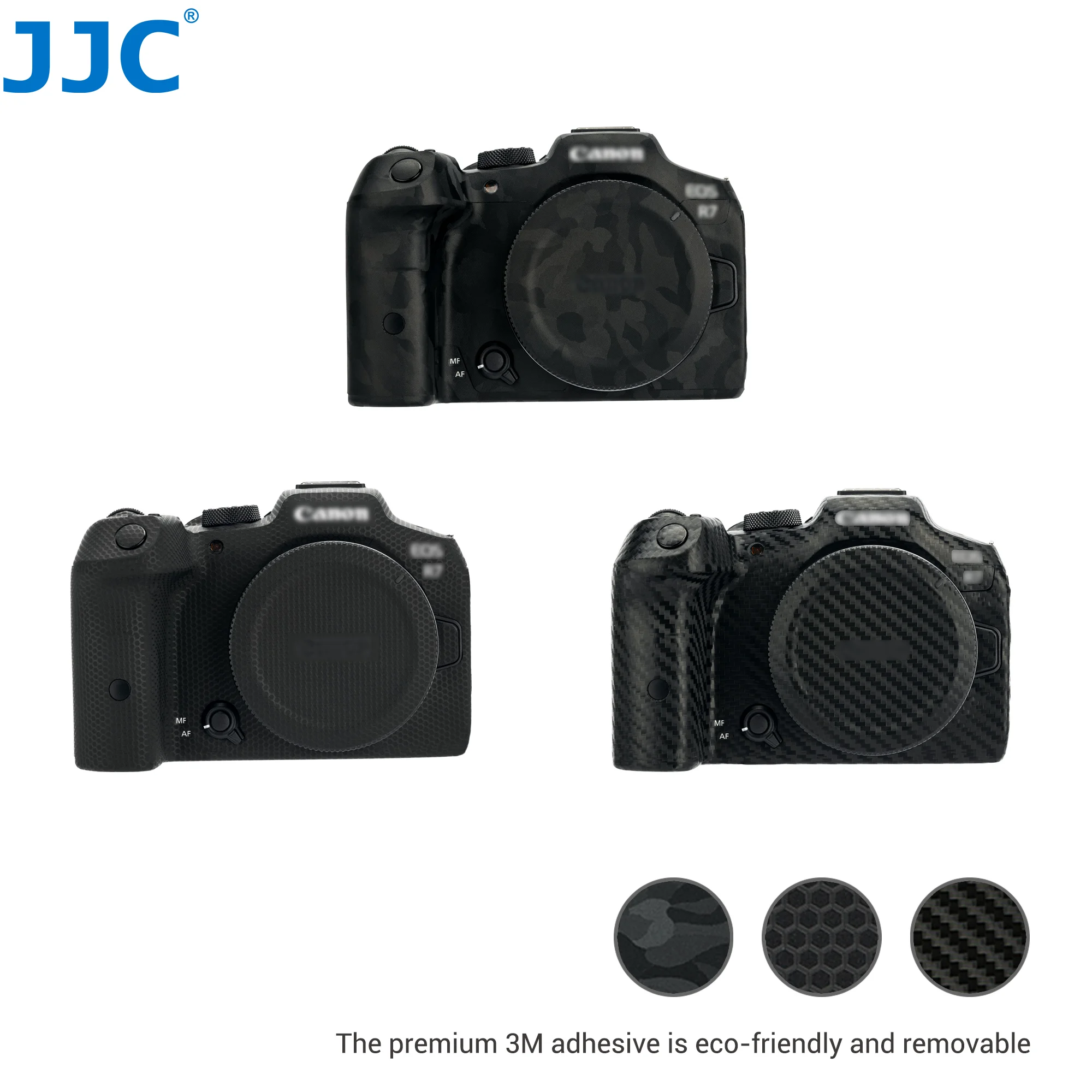 JJC Anti-Scratch Anti-Wear Camera Body Skin Cover Folia ochronna do Canon R7 Naklejka ochronna dekoracyjna