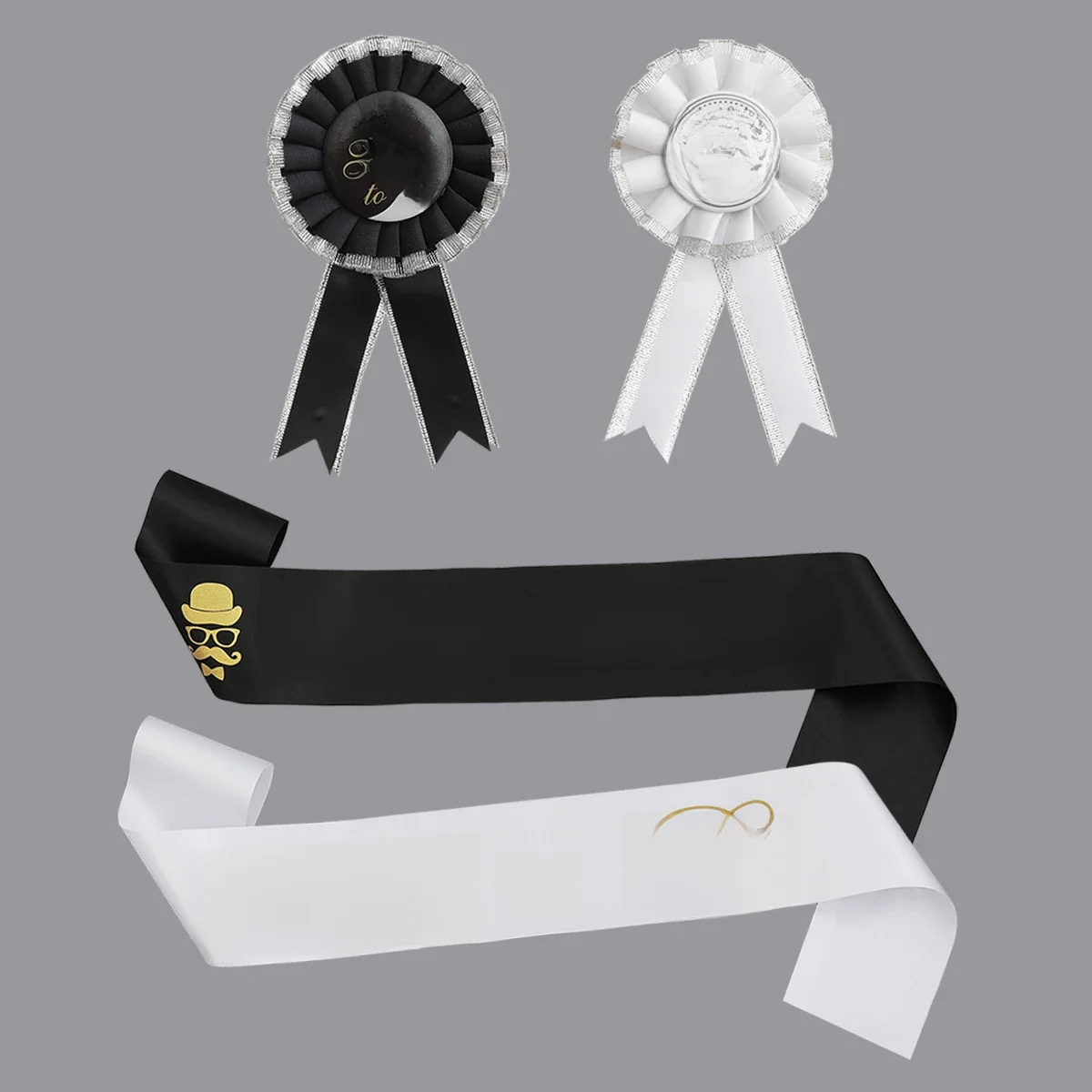 4 pièces Mariée pour être, la mariée d'une enterrement de vie de jeune fille, étiquette avec badge du marié pour être une bandoulière.