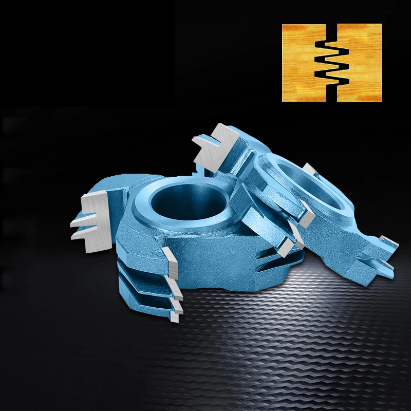 Livter CustomMade Woodworking Tools:Alloy Round & Square Tooth Finger Joint Cutter  head