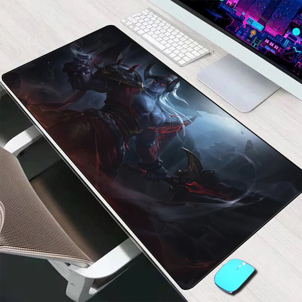 League of Legends Aatrox Mouse Pad Large Gaming Accessories Mouse Mat Keyboard Mat Desk Pad Computer Mousepad PC Gamer Mausepad