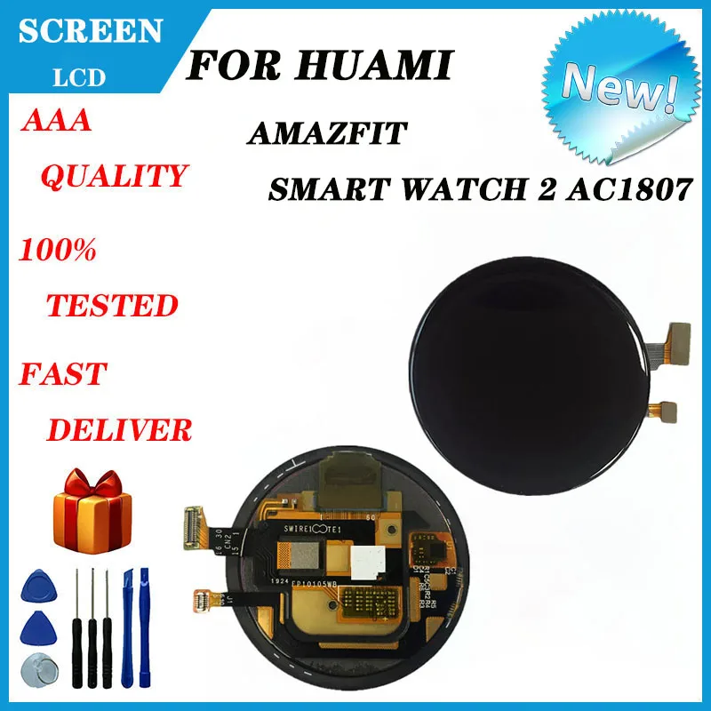 

For Huami Amazfit Smart Watch 2 AC1807 Smart Watch LCD Screen with Touch Screen, Touch Repair Parts