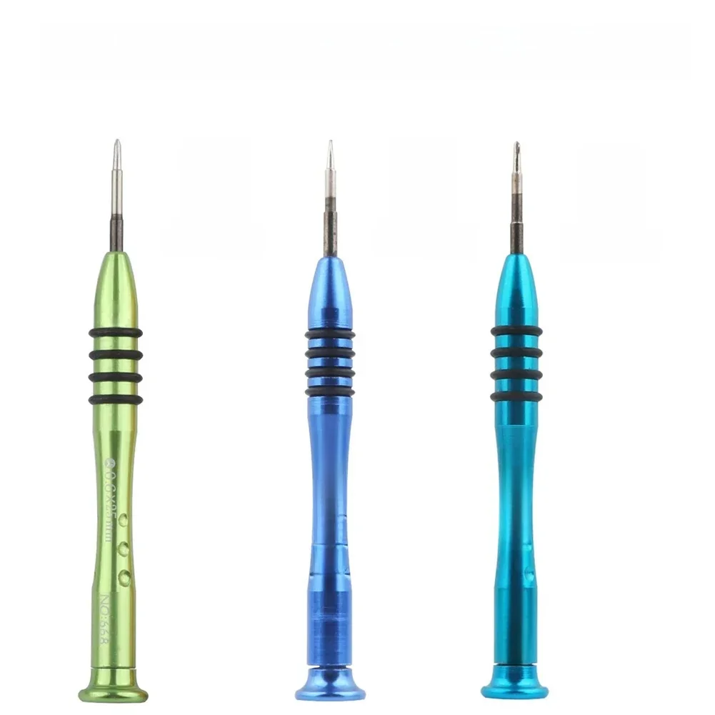 Tournevis 1.5mm PH000 Phillips 0.8mm P2 Pentalobe 0.6mm Y000 Tri-point pour iPhone 7 8 Plus X XS 11 12 13 Pro Kit d'outils de réparation