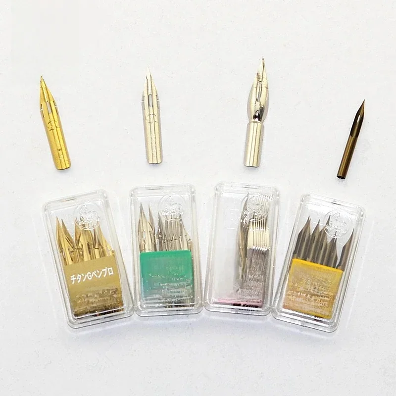 5-częściowa stalówka do pióra Zebra G Cartoons Dip Pen Metal Manga Comic Drawing Cartoon Tool Japan Comic Ręcznie malowana stalówka — zdjęcie produktu 7