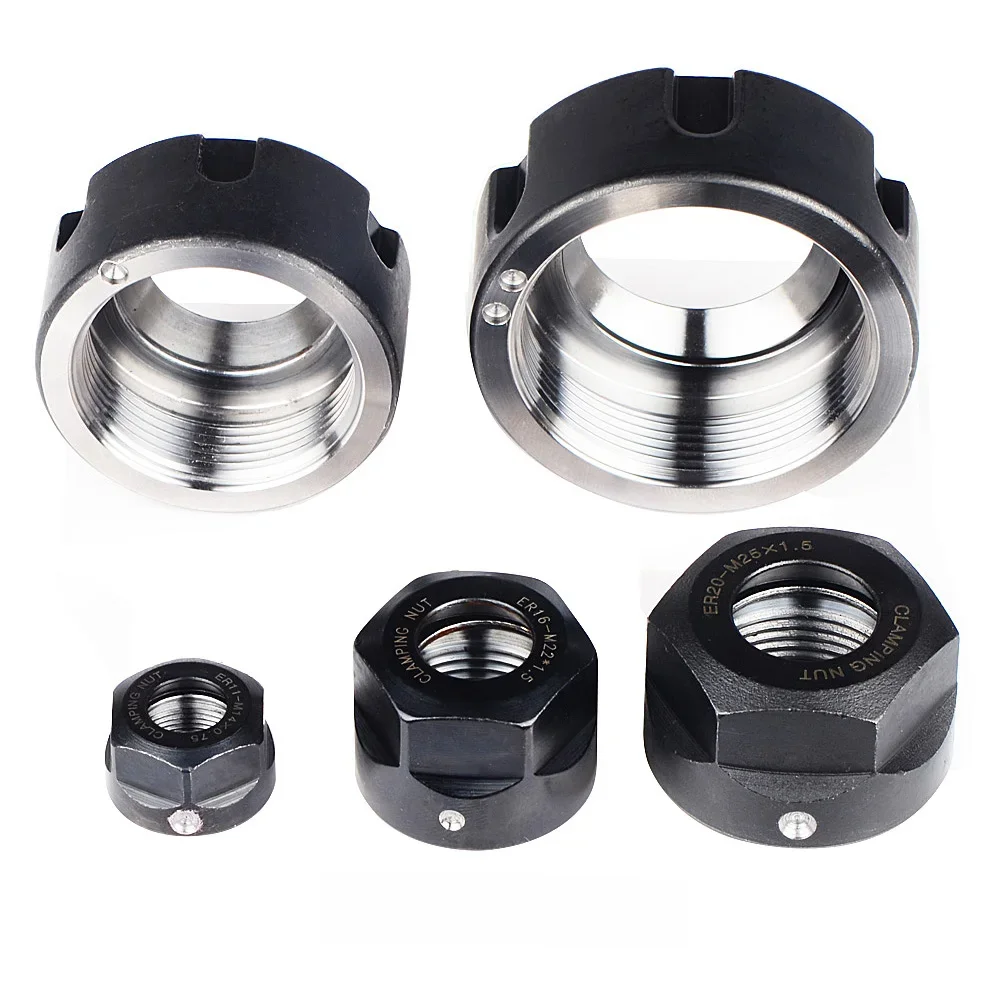 1PC präzision Ausgewogene spannzange ER11 ER16 ER20 ER25 ER32 MUTTER frühling sammeln mutter spann CNC fräsen gravur maschine