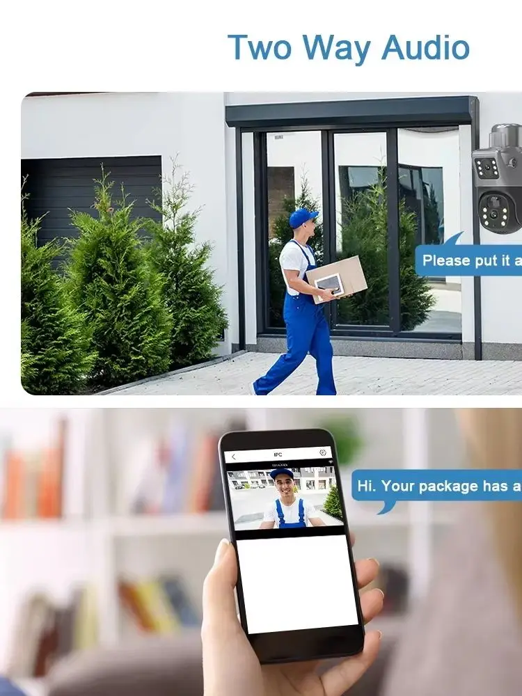 Kamera solarna 4G / WiFi z podwójnymi obiektywami, zewnętrzna, 8MP 4K, energooszczędna, zasilana bateryjnie, kamera IP, PIR, noktowizor, V380 Pro, ochrona bezpieczeństwa CCTV — 2