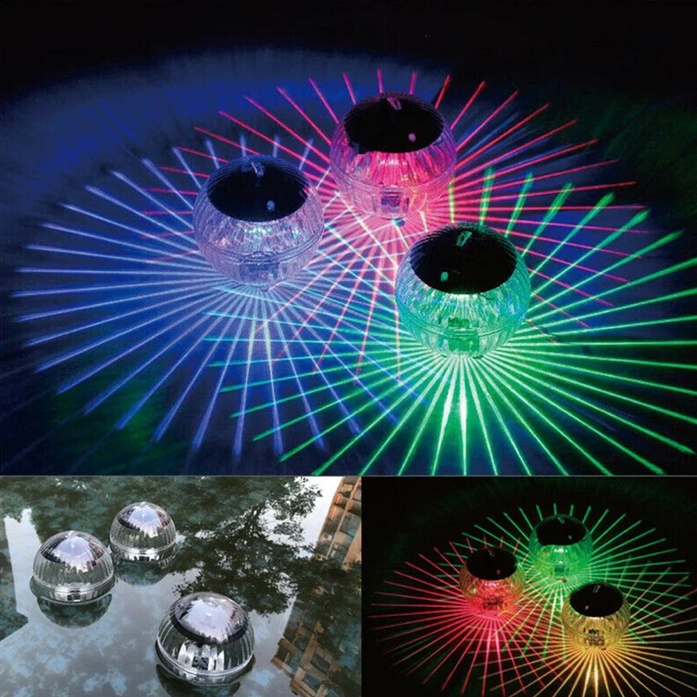 Solar Schwimm teich Licht Wasserdicht LED Solar Glow Ball Lampe Dekoration für Pools Teich Brunnen