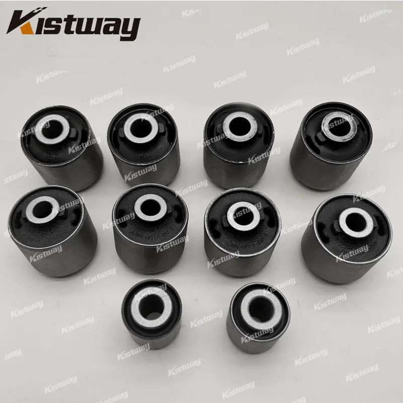 10PCS Good Rear Control Arm Bushing Kit For Toyota Land Cruiser Prado LC120 LC150 2700 4000 For Lexus GX470 48725-35020