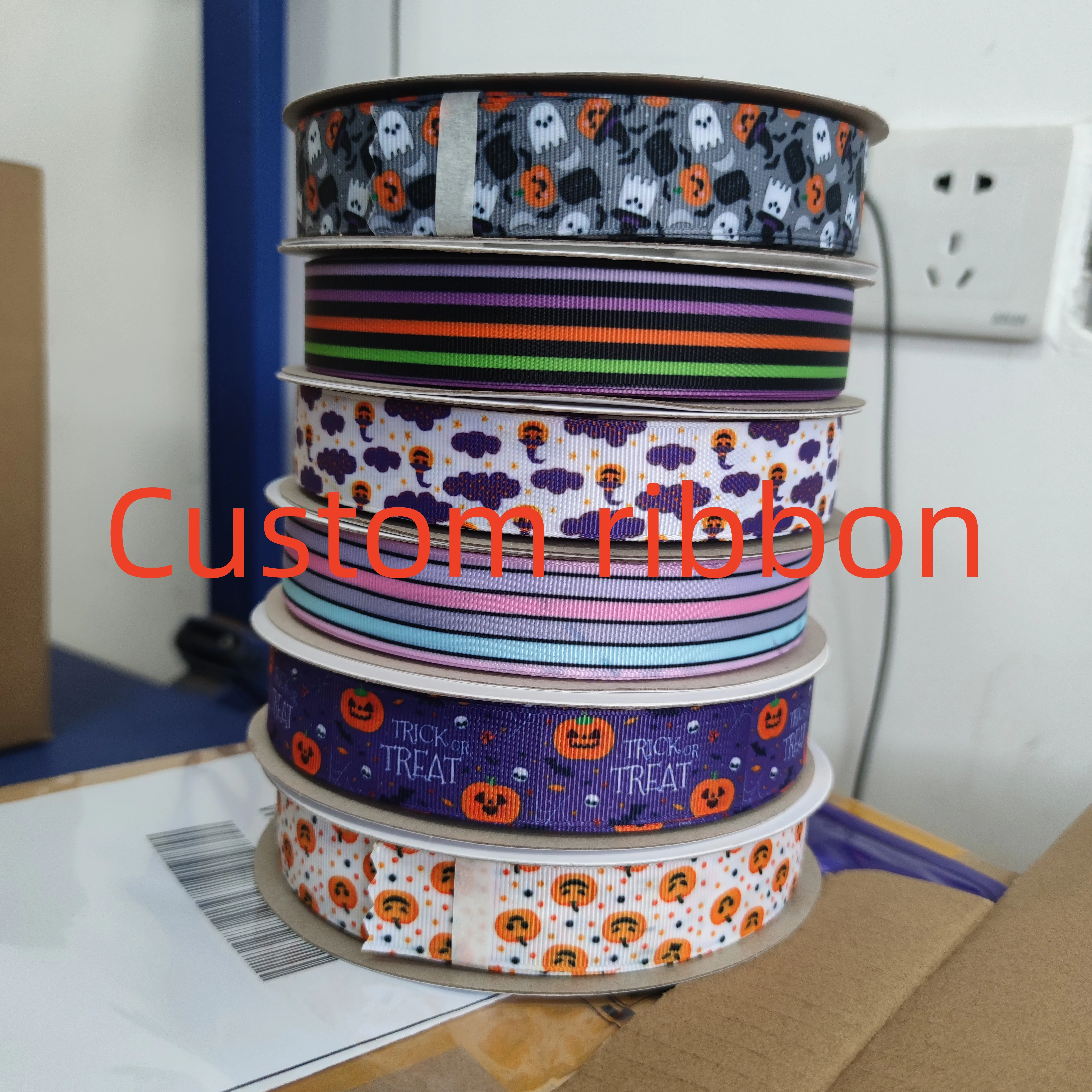 

Custom Printed Grosgrain Ribbon Order for Hair Bow