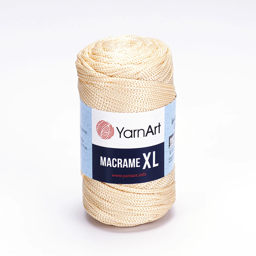 YarnArt Macrame XL Yarn - 27 Color Options - 130 Meters(250gr) - Polyester - Wall Ornament - Cover - Curtain - Basket - Flower Pot -  Cardigan -