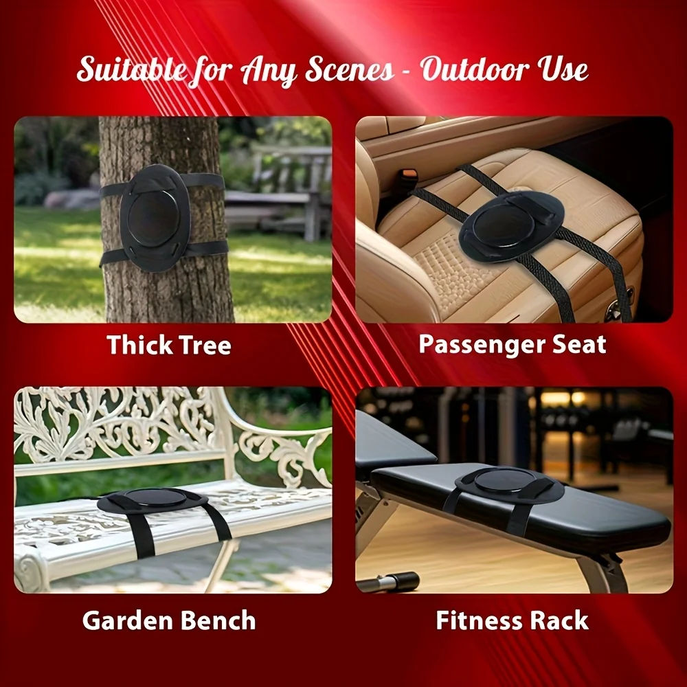 حامل قضيب دسار قابل للتعديل مع حزام، مناسب للأزواج، متوافق مع الوسائد أو الأثاث، لا يتطلب بطارية، #3