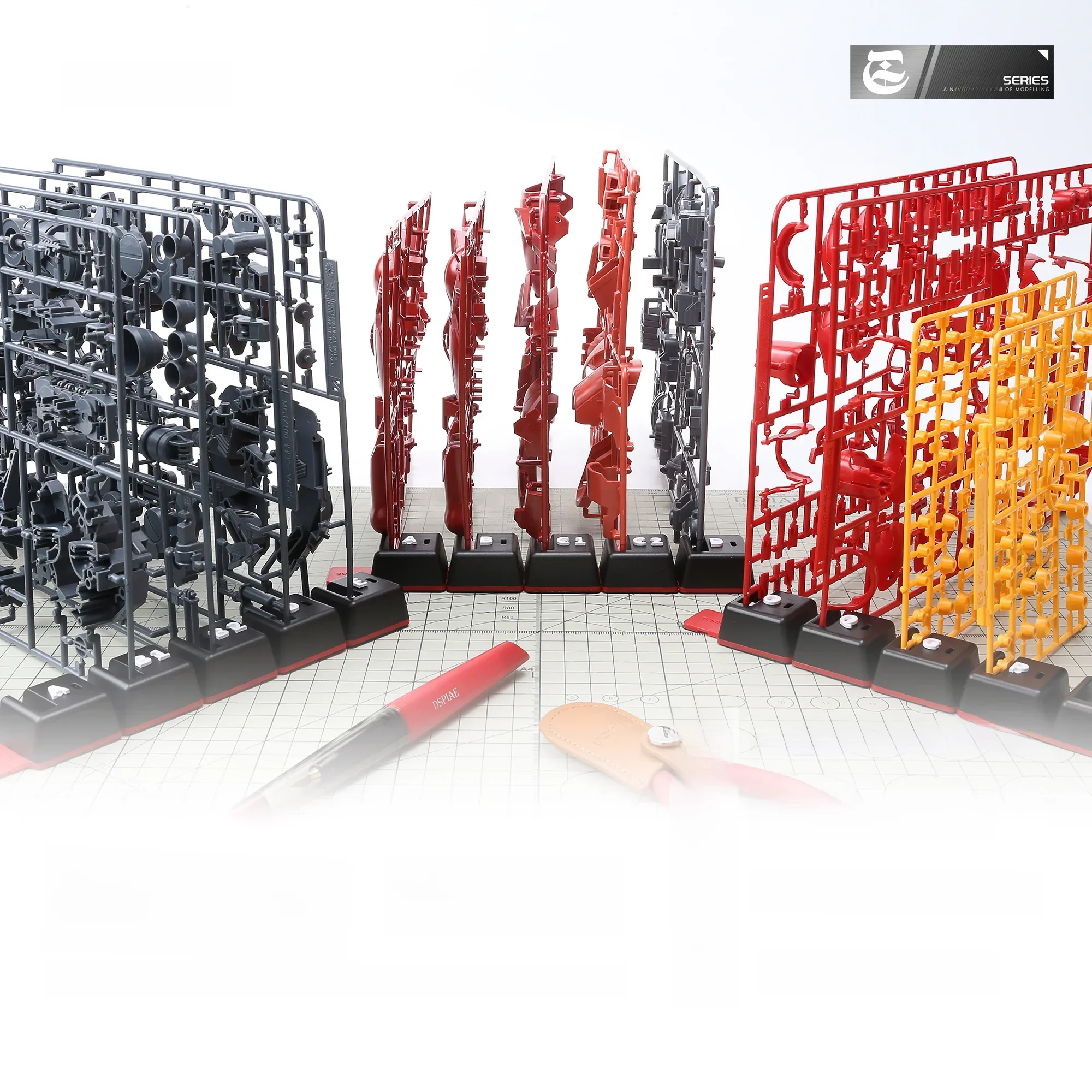 DSPIAE PT-SR Sprue Rack Spare Parts Stand For Gundam Model Making Parts Plate Storage  Hobby Special Tools Accessory