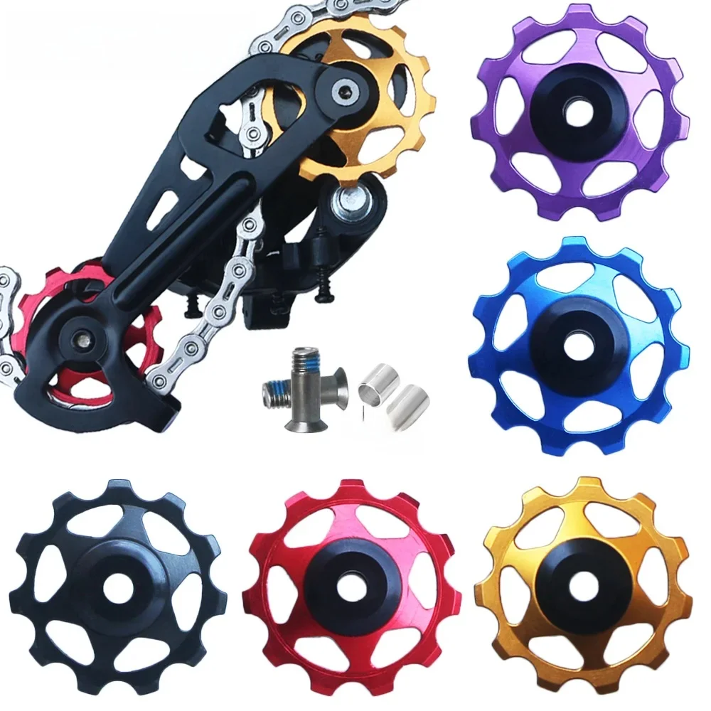 AliExpress GANOPPER 11T 13T MTB Mountain Road Bike Rear Derailleur Pulley Set Bicycle Guide Roller Idler Bearing Jockey Wheel Part for Shimano Sram