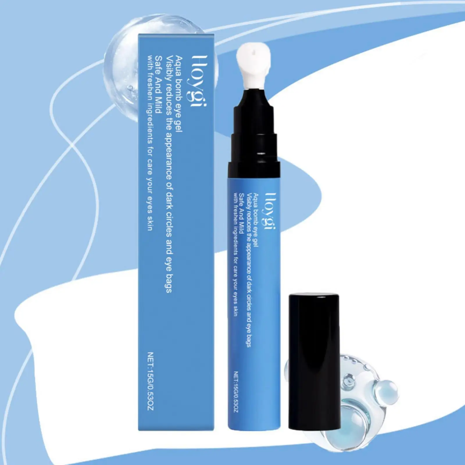 

Hoygi 15 г освежающий гель для глаз, увлажняющий, уменьшающий темные цикалы, мешки для глаз, снимает отечность, усталость, питательный уход, гель для кожи глаз