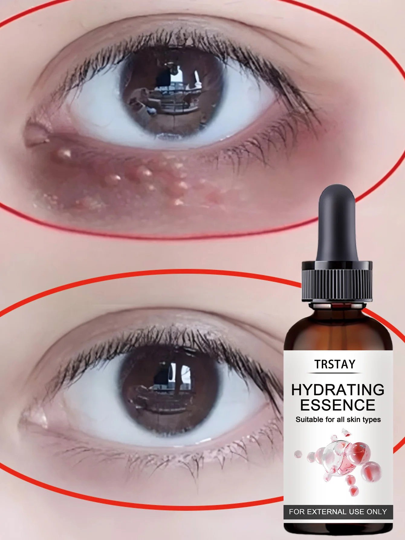 Vitamin E Glycerin Eye Brightening Moisturizing Oil for All Skin Types Hydrating Nourishing Dark Circle Treatment Anti Aging Eye - Image 4