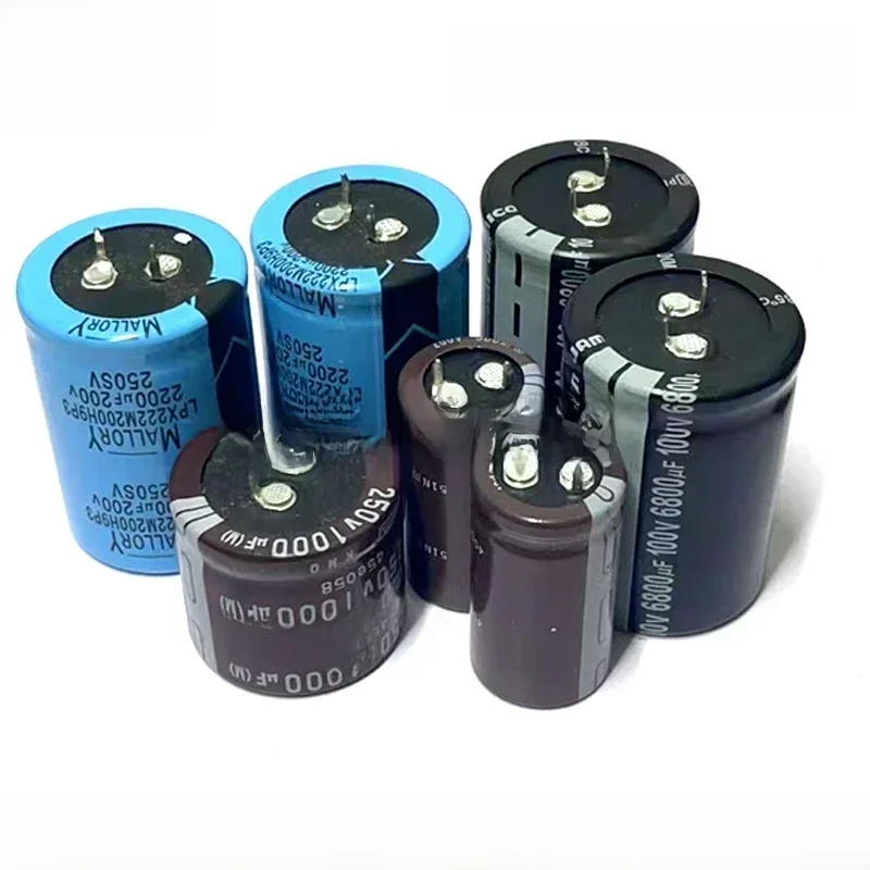Aluminiowy kondensator elektrolityczny 63 200V 250V 400V 450V 47 68 82 100 120 150 180 220 270 330 390 470 560 680 820 1000 2200 3300UF — zdjęcie produktu 4