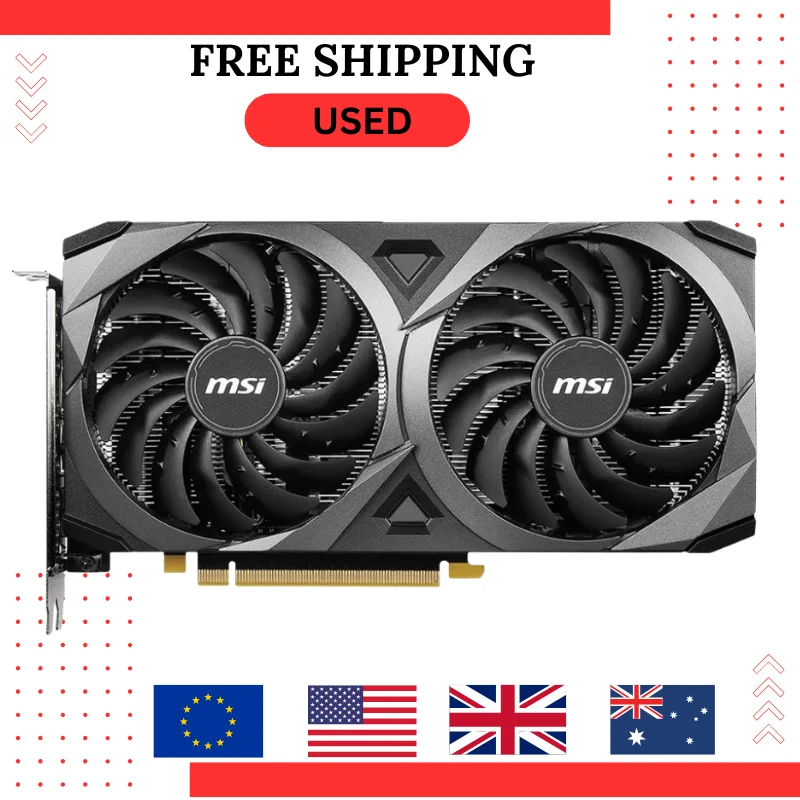 Б/У RTX 3060 RTX 3060 Ti GAMING 8G Графическая карта 256 бит 8 ГБ 12 ГБ GDDR6X RTX3060 GDDR6 192 бита Видеокарты placa denih