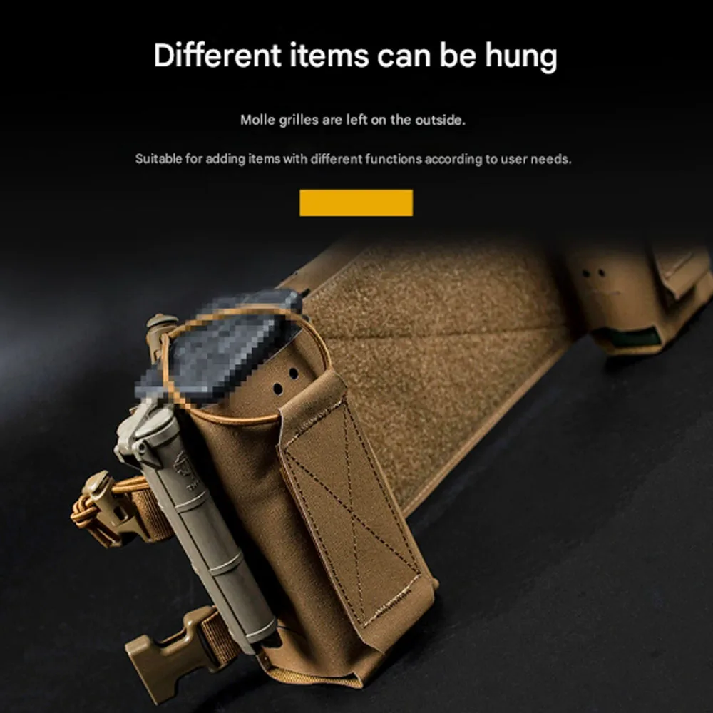 Tactische Vest Borst Rig Accessoires Multifunctionele MOLLE Hangende Borst Rig Tool Gear Fitting voor Jacht Militaire Uitrusting