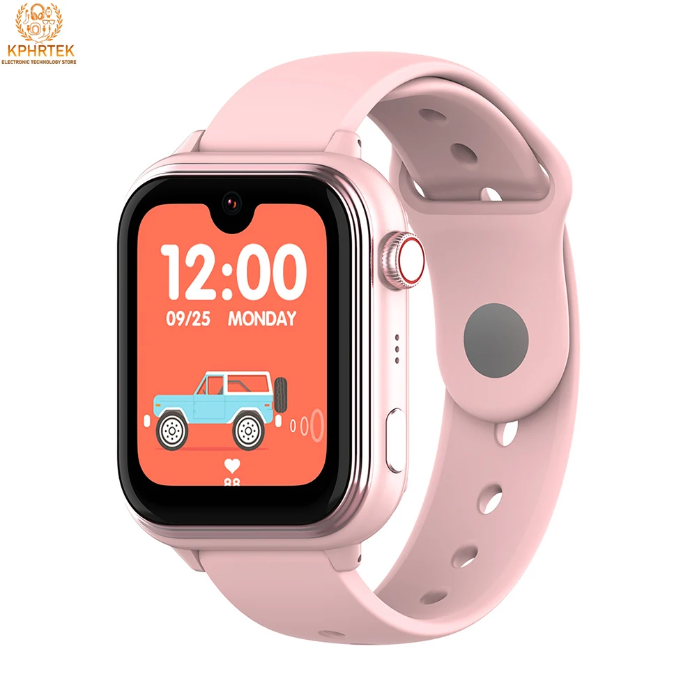 

AI dialogue KT37 children's GPS positioning smart watch AMOLED screen SOS emergency call