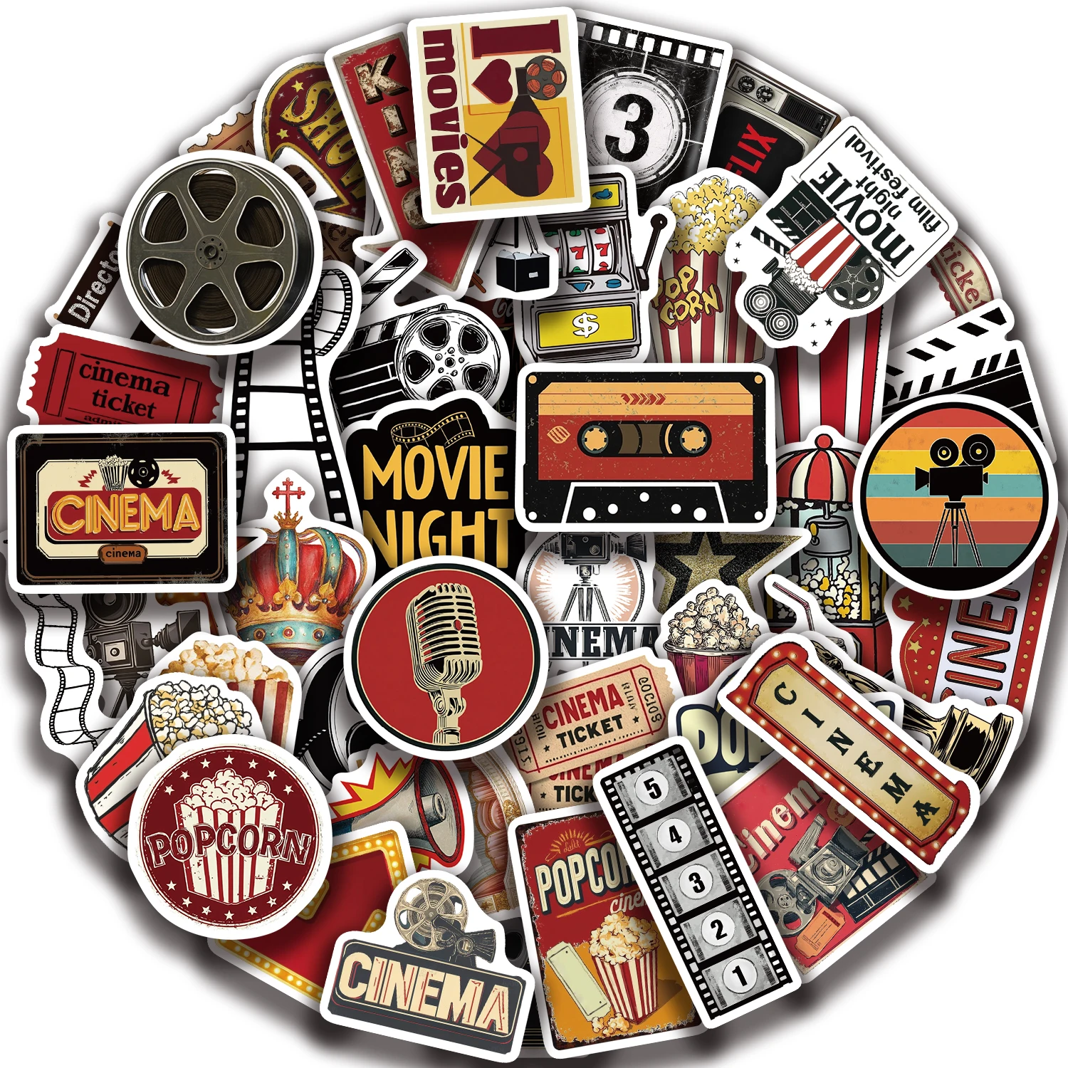 

50 шт. наклейки в стиле ретро, изысканные и крутые наклейки в стиле граффити, наклейки с героями мультфильмов для ноутбука, веселые и классические подарочные украшения.