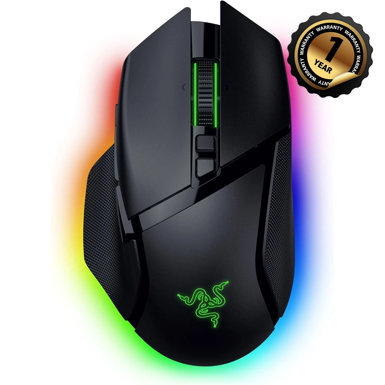 Ratón inalámbrico para juegos Razer Basilisk V3 Pro - 35K DPI, 13 botones, Chroma RGB, interruptores ópticos, batería de hasta 140 horas