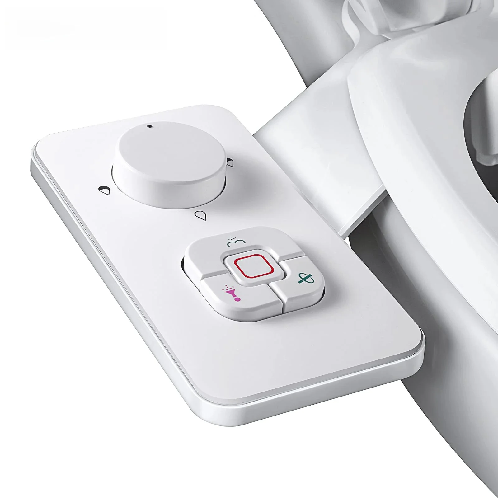 Samodra Wc Bidet Douche Ultra-Dunne Bidet Wc Bril Opzetstuk Niet-Elektrische Bidet Sproeier Dual Nozzles Frontale & Achterste Wash - afbeelding 2