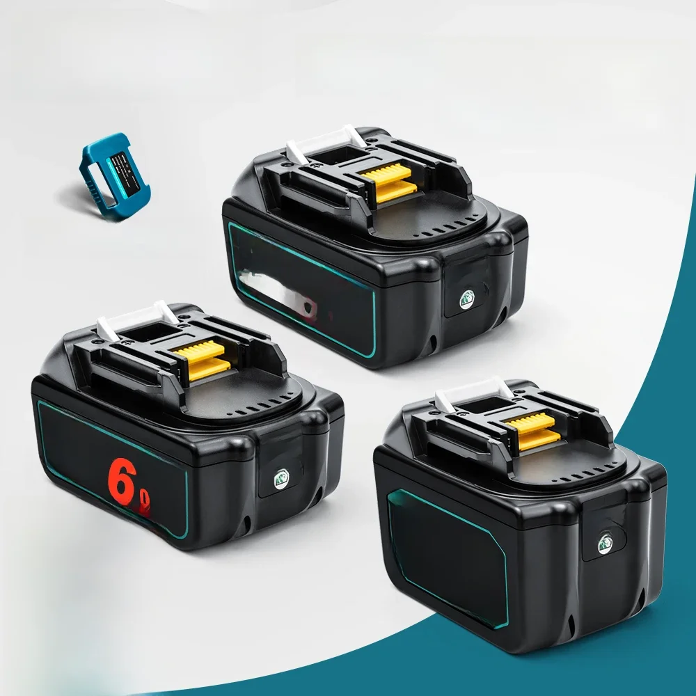 Waitley 18 V 6,0 Ah BL1860b wiederaufladbarer Li-Ionen-Akku für Makita 18 Volt Elektrowerkzeuge BL1860 BL1830b BL1850b BL1840 6 Ah