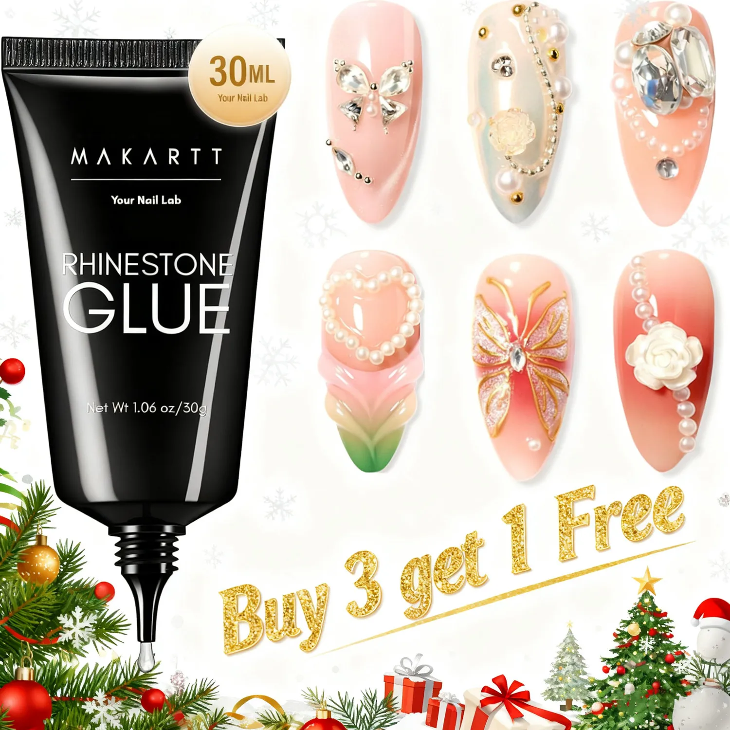 

Прочный клей для ногтей со стразами и драгоценными камнями, быстросохнущий прозрачный клей для ногтей для украшения ногтей, профессиональное качество