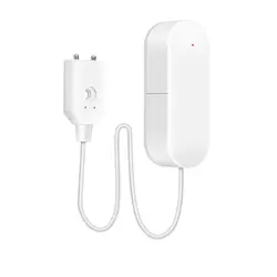 Tuya Zigbee Smart Water Leakage Sensor Alarme, Sensor de Nível de Água, Alert Overflow, Funciona com Alexa, Google Assistant