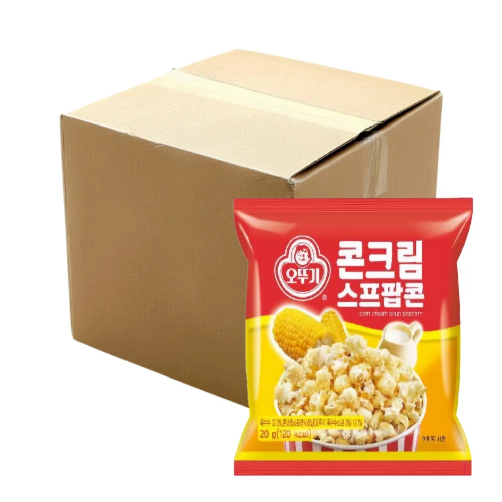 Ottogi Corn Cream Soup Popcorn 20g X 30 pieces