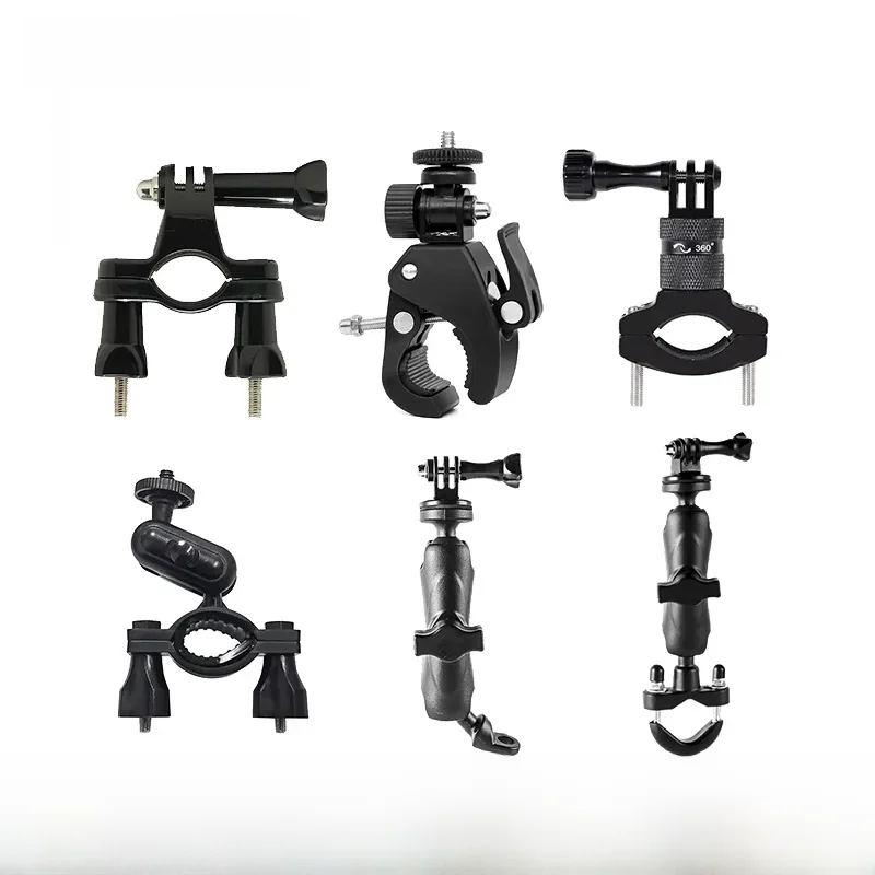 AliExpress EXSKOF 360° Motorcycle Bike Camera Holder Handlebar Mount Bracket 1/4 Metal Stand for GoPro Hero 13 12 11