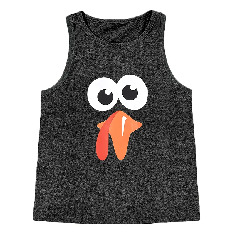 Animal Cute Toucan  Eye Peace Safety Women's Tank Top Loose O Neck Sleeveless Casual Tank Top Women's Clothing