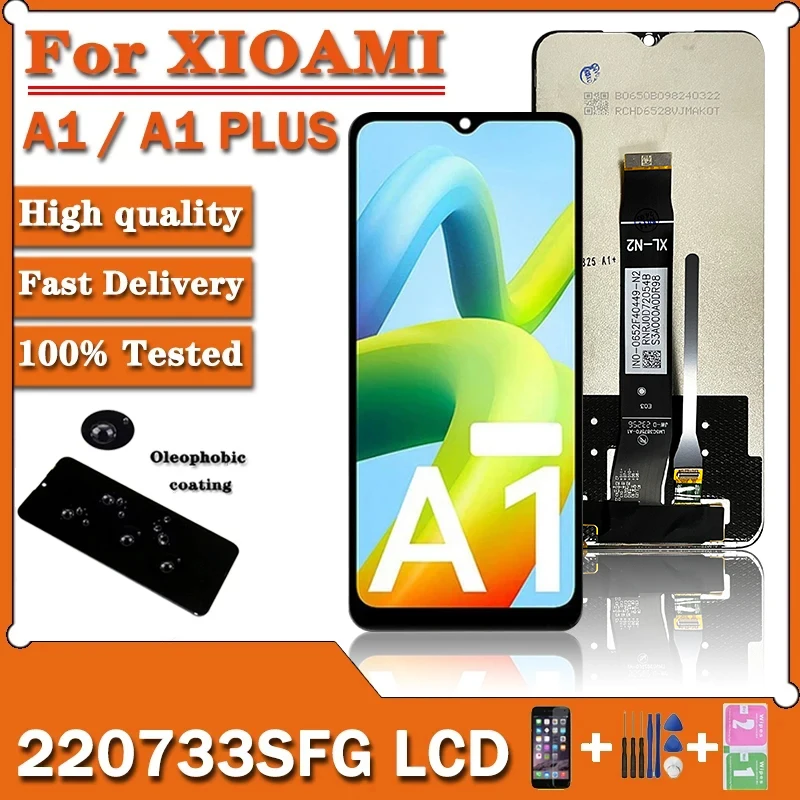 

6.52 Original For Xiaomi Redmi A1 LCD 220733SI Display Screen Touch Panel Digitizer For Redmi A1+ A1 Plus LCD 220733SFG Frame