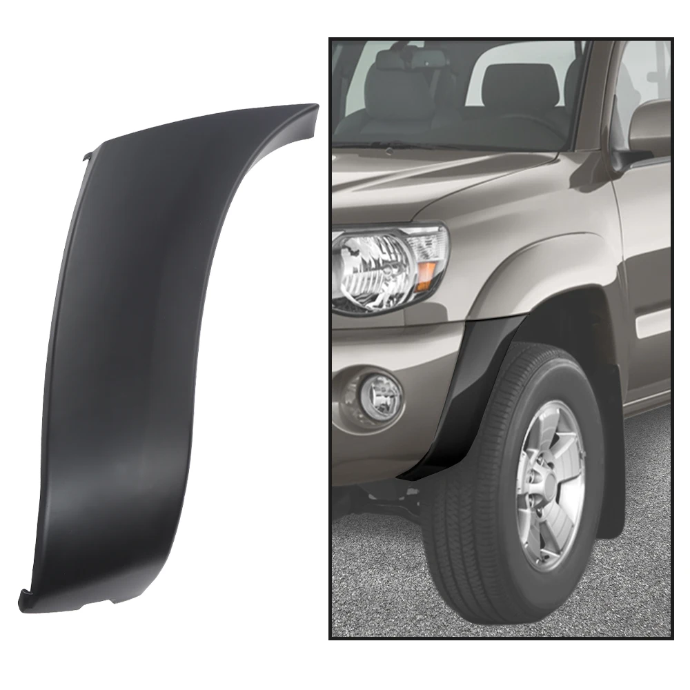 غطاء نهاية المصد الأمامي الأيسر للسائق مناسب لسيارة تويوتا تاكوما 2005-2011 باللون الأسود #3