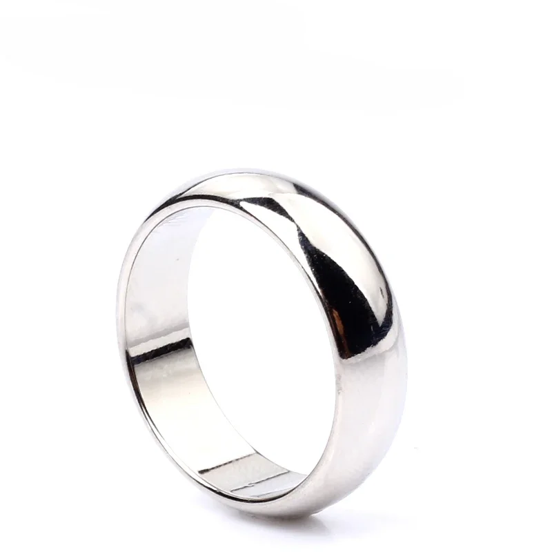 Bague magnétique en argent cambré PK, 1 pièce, accessoire pour tours de magie, B1060