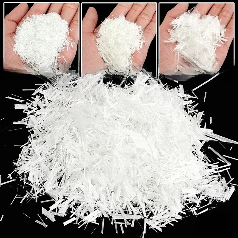 Brins en fibre de verre 1 LB, 3/4/6/10/20mm, pour béton, ciment, contre-médicaments