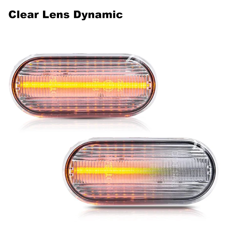 Voor VW Golf 3 4 MK3 MK4 Passat 3BG Polo 6N 9N Bora Vento Dynamische Side Marker Richtingaanwijzer sequentiële Blinker Licht