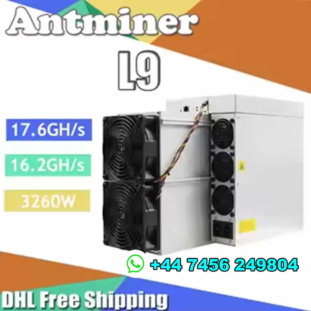 DX ORIGINAL Bitmain Antminer L9 (17.6GH) 3260W Litecoin Crypto ASIC Miner - IN STOCK