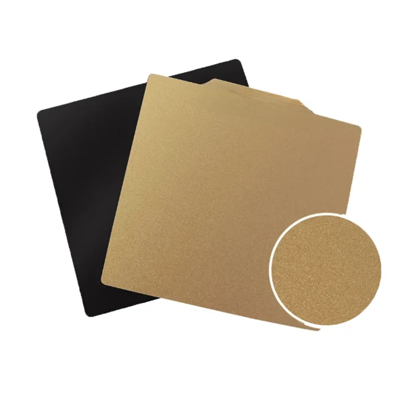 Plaque de construction Voron 2.4 texturée en PEI, feuille d'acier à ressort double face avec revêtement en poudre, 120/250/300/350 mm, facile à retirer, résistante à la chaleur